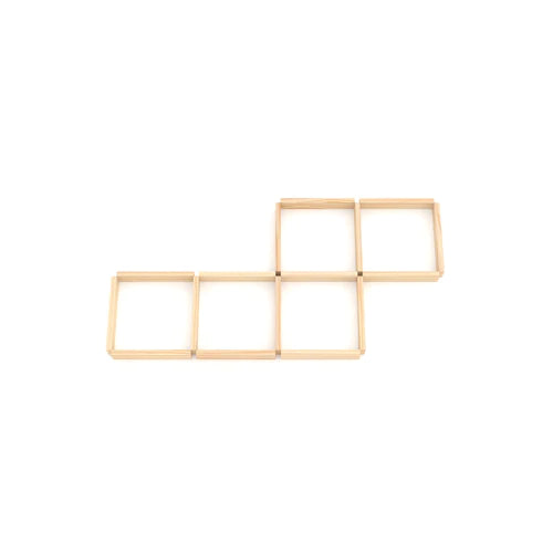 Puzzle #6: Move 2 Planks to Make 4 Squares
