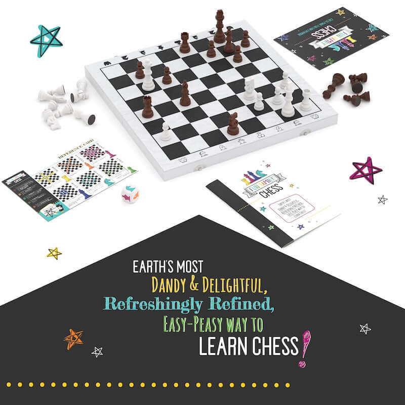 The Easiset Way to Learn How to Play Chess for Ages 5 – 105: Brainblox  Family Fun Chess