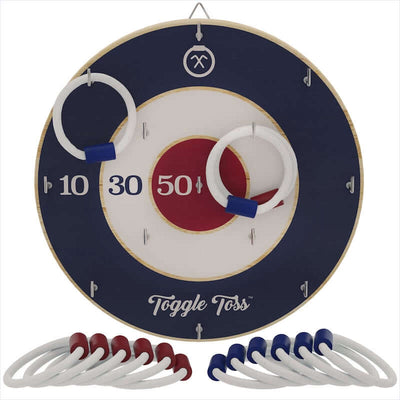 Toggle Toss Wall-Mounted Ring Toss Game